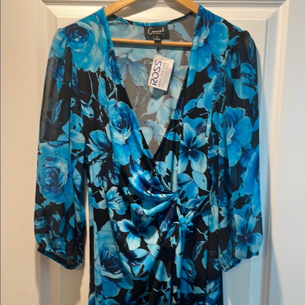 Blue Floral Dress